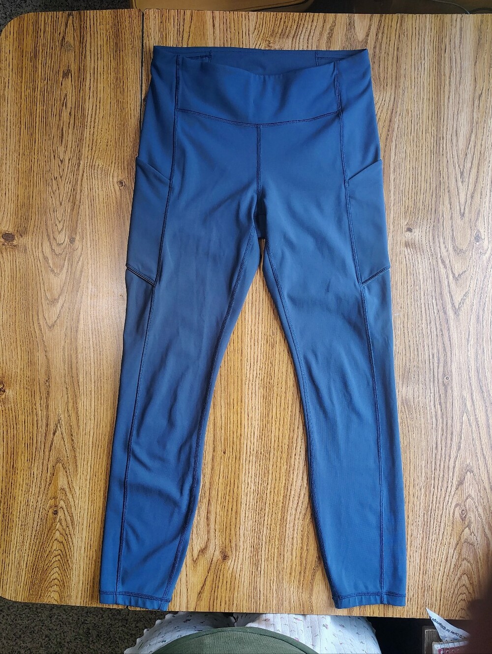 Lululemon Speed Up Tight Warp Tech Fleece Activewear High-Rise Mineral Blue sz 6 - Picture 2 of 16